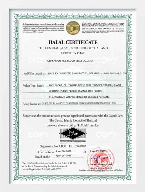 Certificate 4 - HALAL